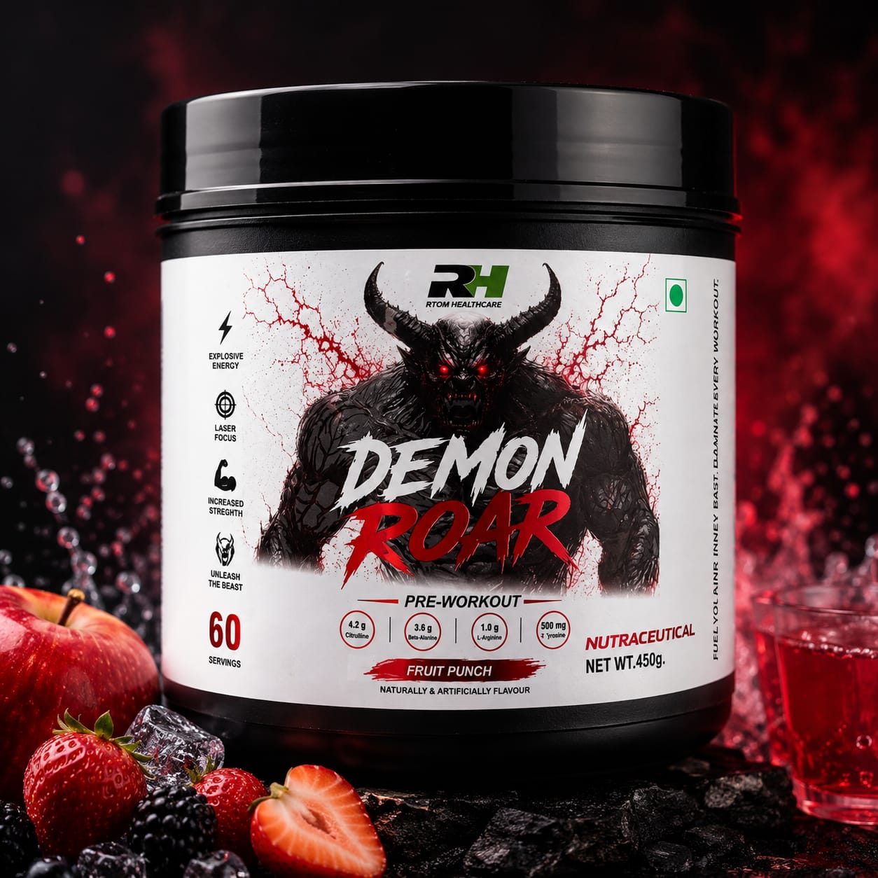 RTOM Demon Roar Pre Workout